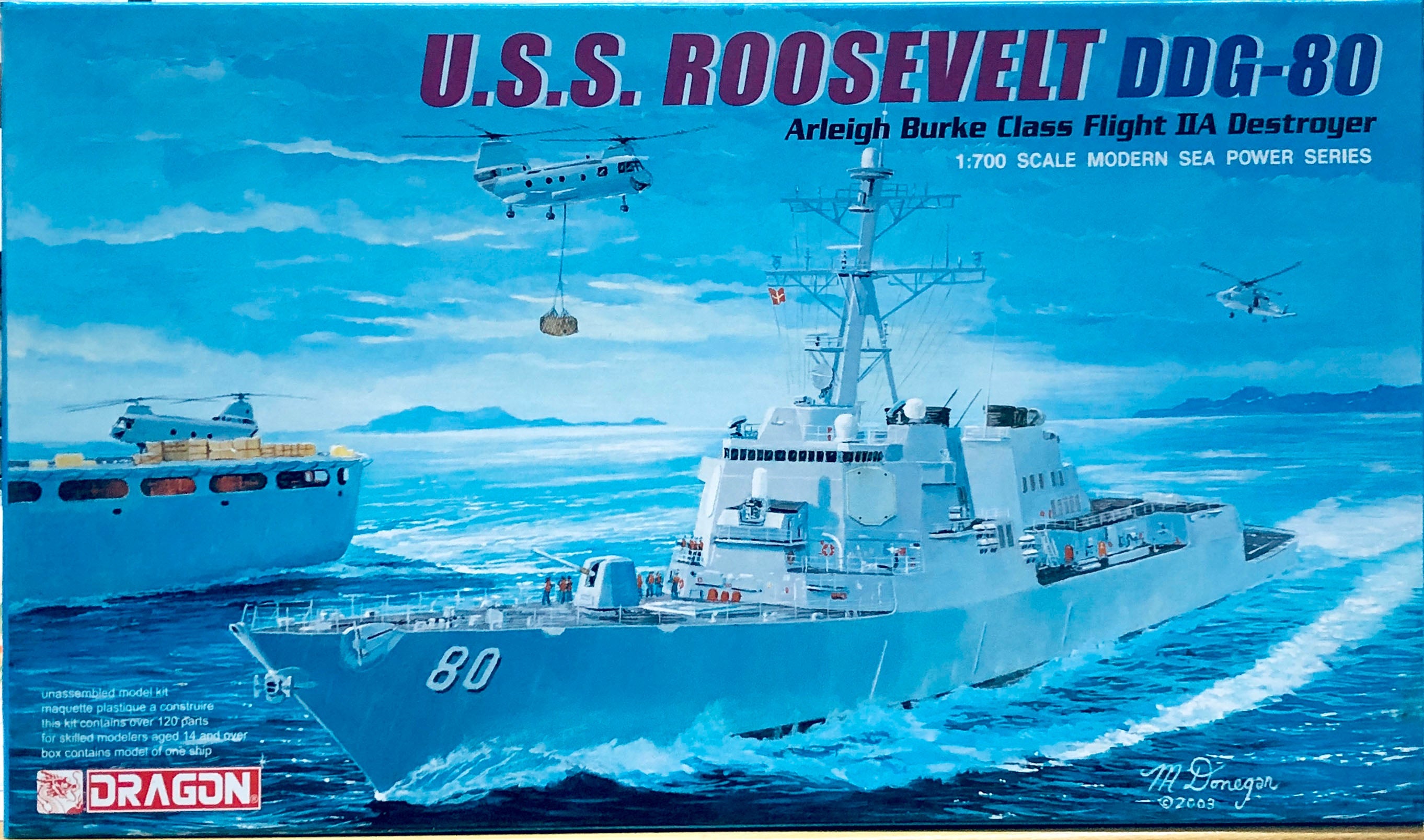 Dragon 1/700 USS Roosevelt DDG-80 7039