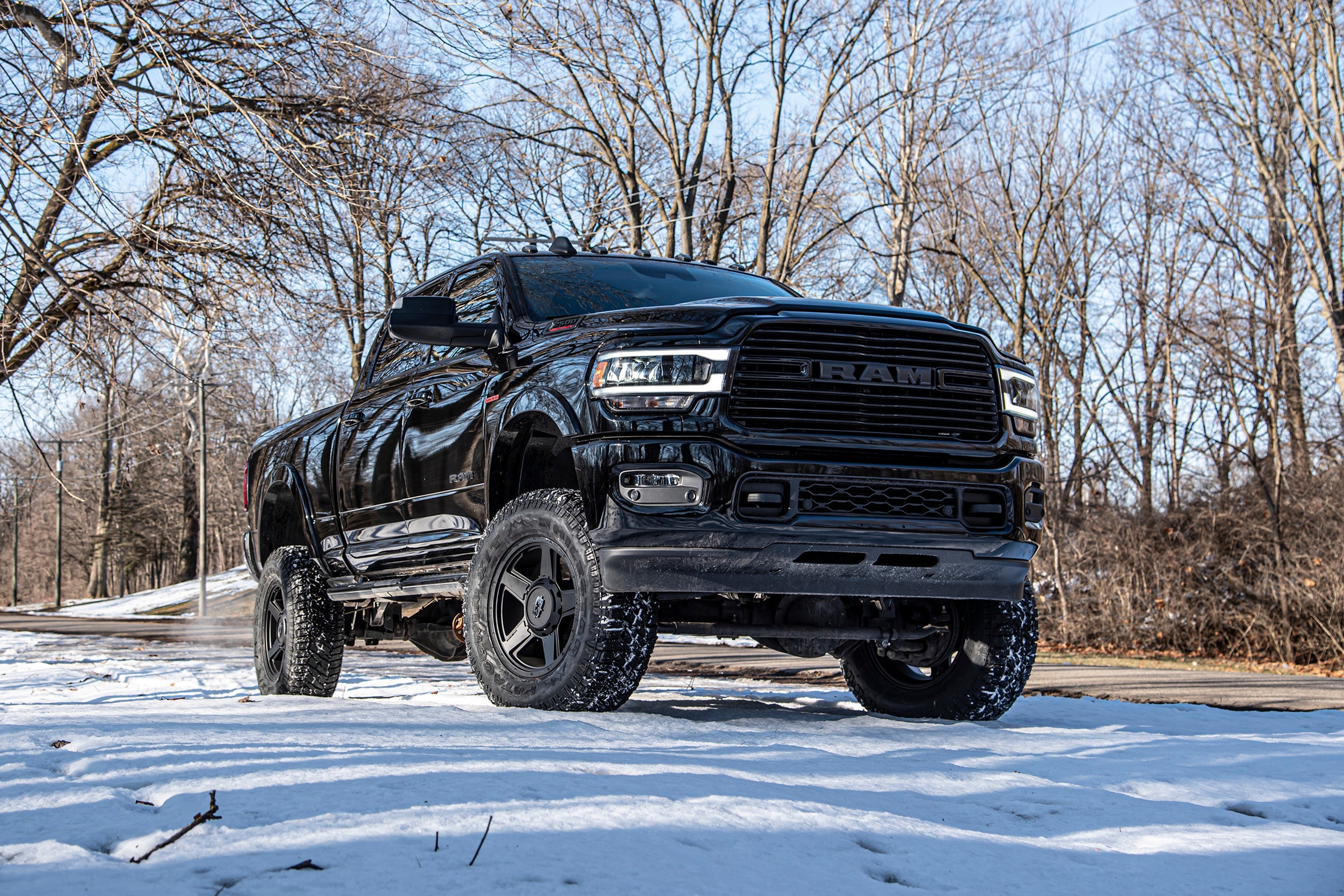 4 Inch Lift Kit w/ Radius Arm | Ram 2500 w/ Rear Air Ride (19-24) 4WD | Gas