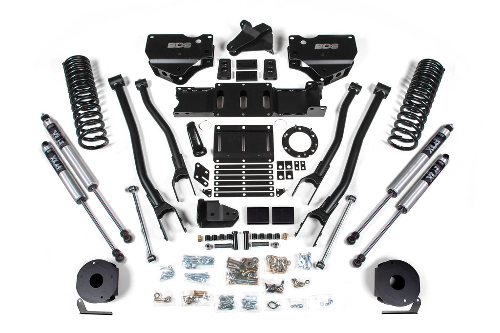 4 Inch Lift Kit w/ 4-Link | Ram 2500 w/ Rear Air Ride (19-24) 4WD | Gas