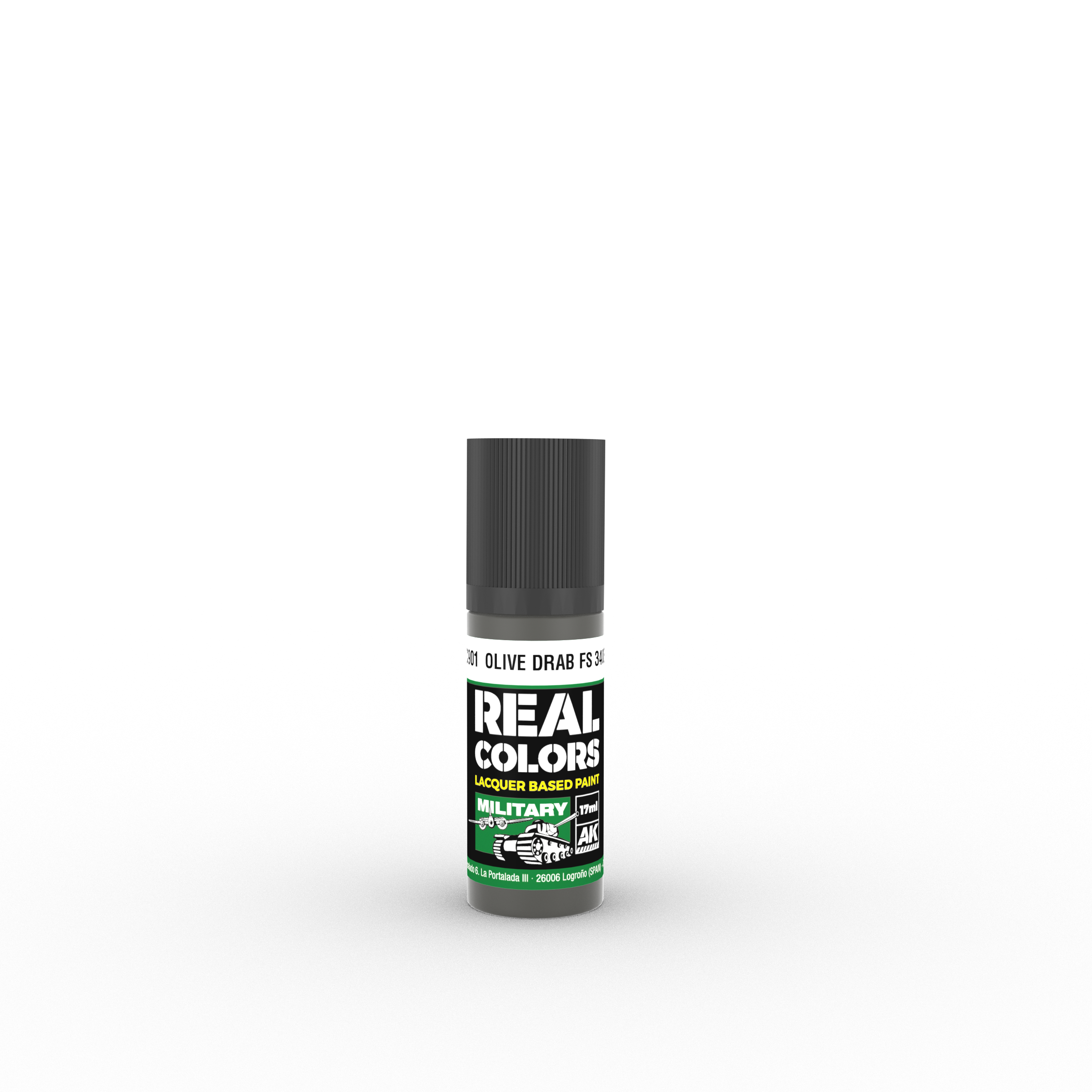 AK Interactive RC901 Real Colors Olive Drab FS 34087 17ml