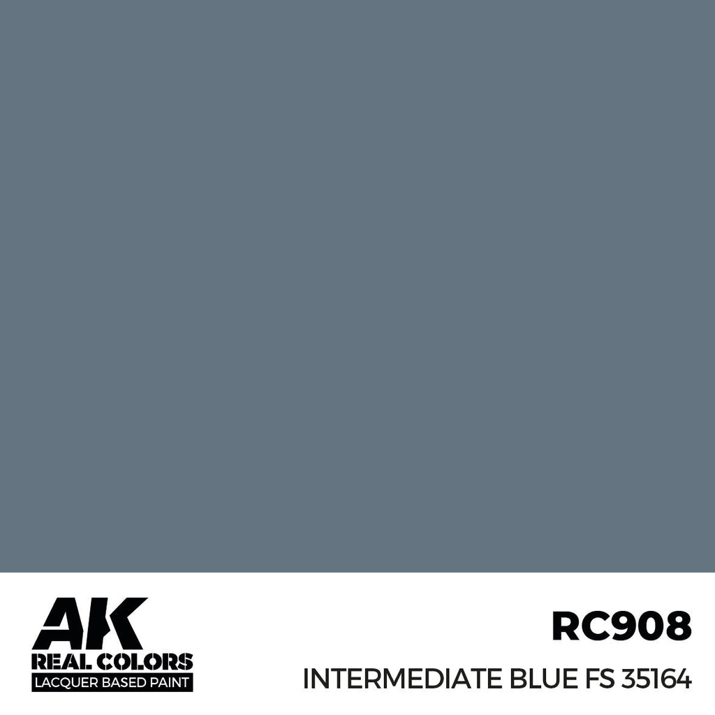 AK Interactive RC908 Real Colors Intermediate Blue FS 35164  17ml