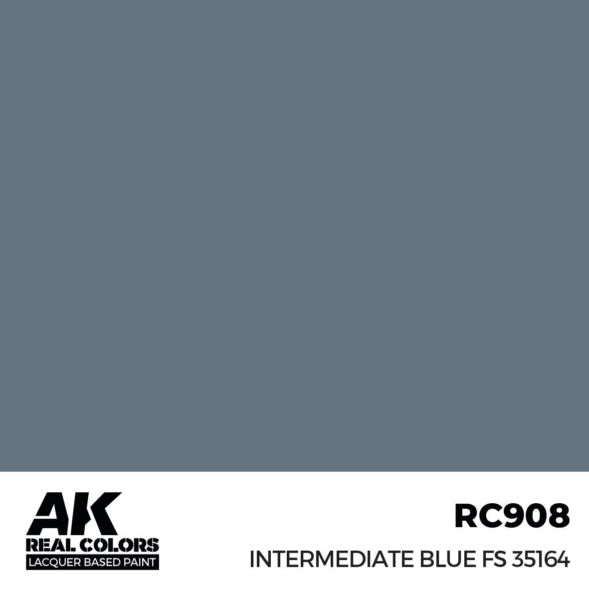 AK Interactive RC908 Real Colors Intermediate Blue FS 35164  17ml