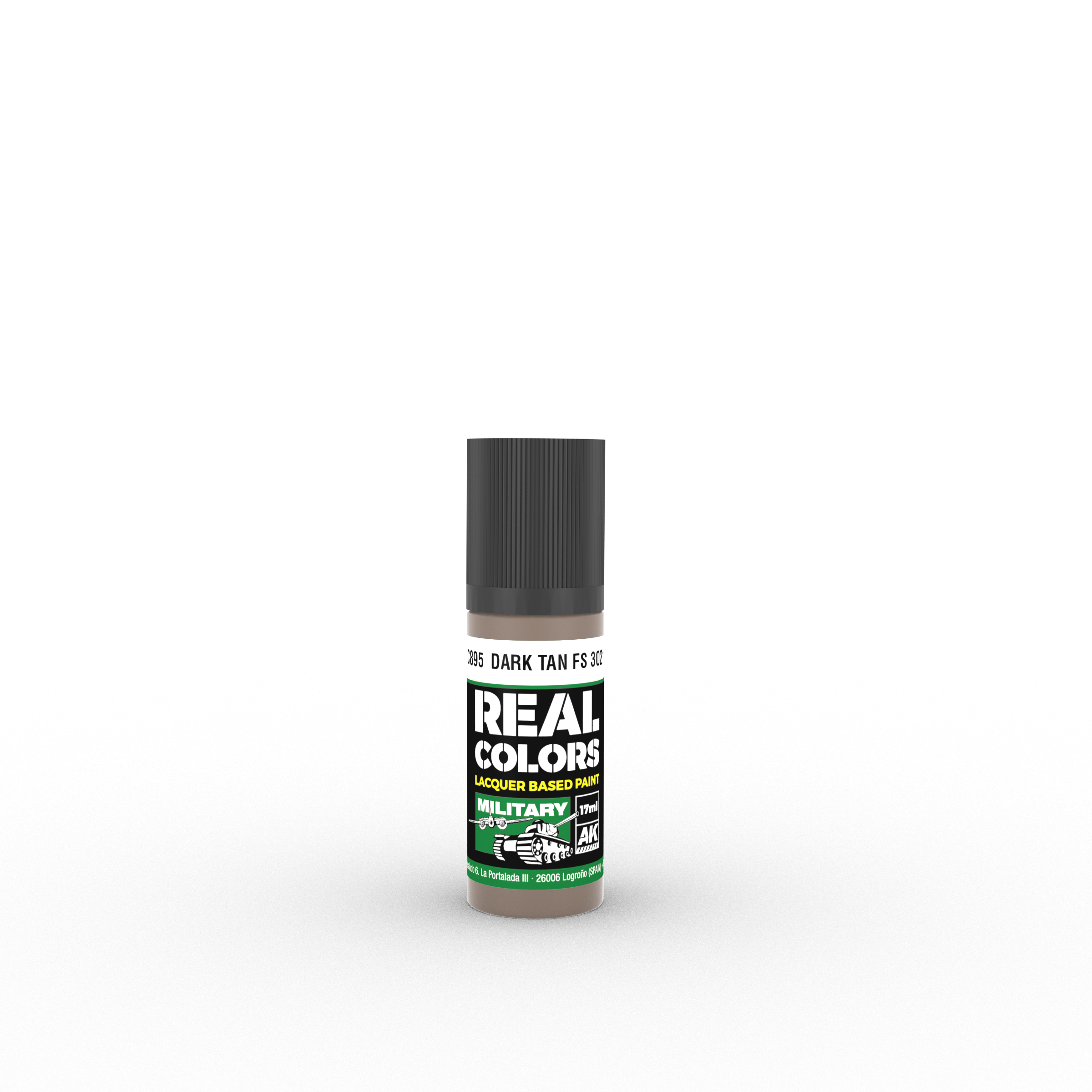 AK Interactive RC895 Real Colors Dark Tan FS 30219 17m