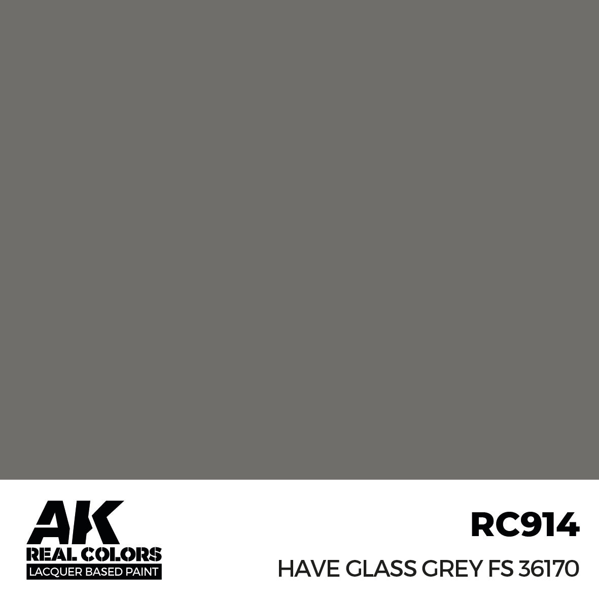 AK Interactive RC914 Real Colors Have Glass Grey FS 36170  17ml